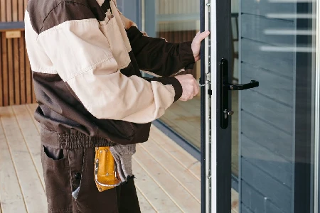 Cleaning And Polishing Glass Door Installation in Coral Springs, FL